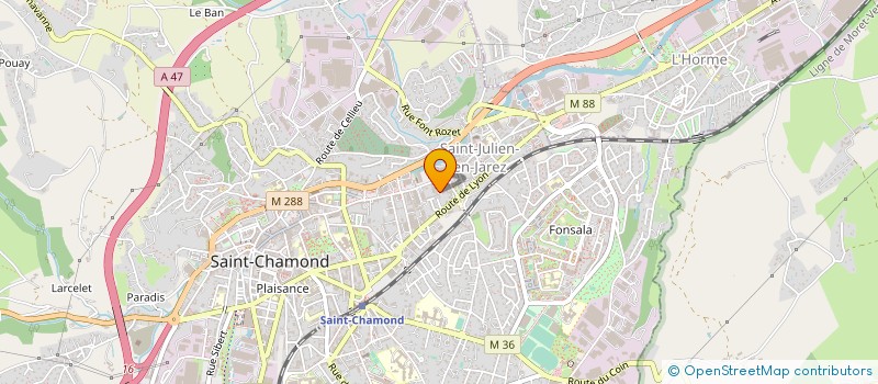 localisation de l'entreprise MONSIEUR MOHAND KOURDA à SAINT-CHAMOND