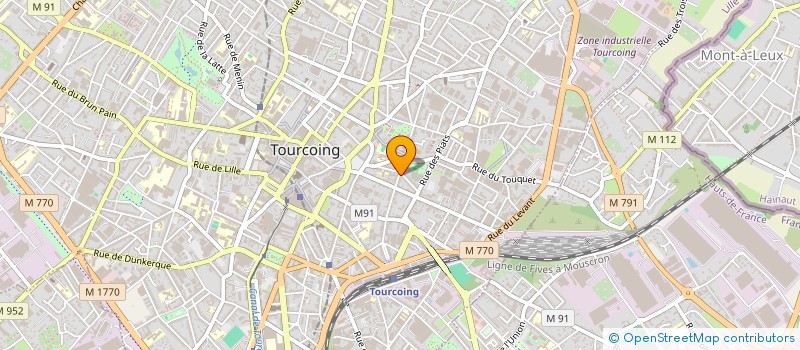 localisation de l'entreprise MONSIEUR MOHAND LOUNES BOUDJEMA  TOURCOING