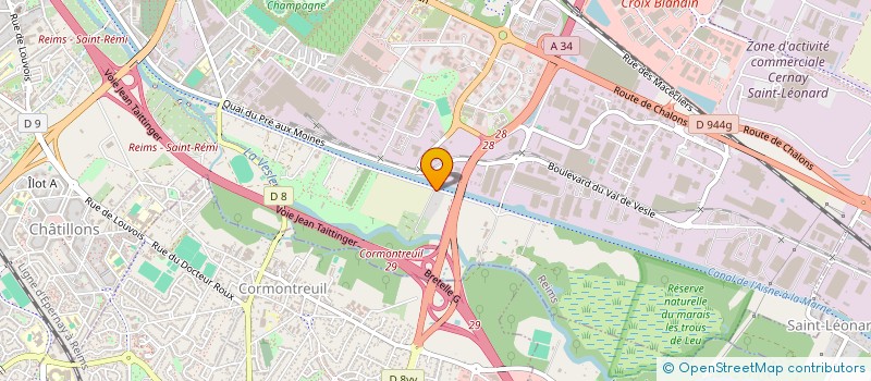 localisation de l'entreprise MONSIEUR MOHAND MAKHLOUFI  REIMS