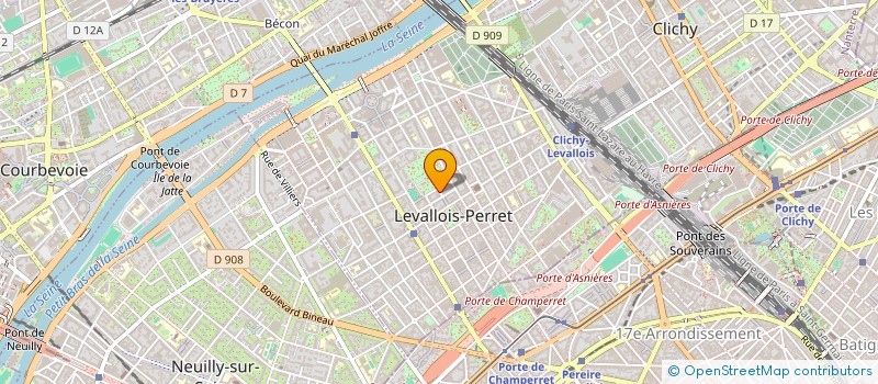localisation de l'entreprise MONSIEUR MOHAND MEDJEK à LEVALLOIS-PERRET