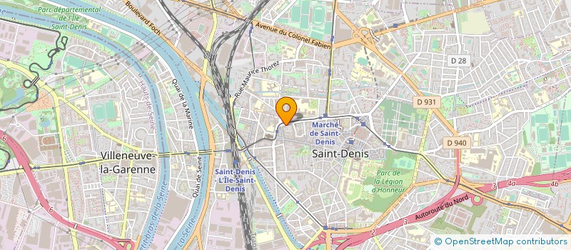 localisation de l'entreprise MONSIEUR MOHAND MELLAL  SAINT-DENIS