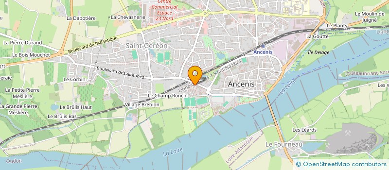 localisation de l'entreprise MONSIEUR MOHAND MEZLEF  ANCENIS-SAINT-GEREON