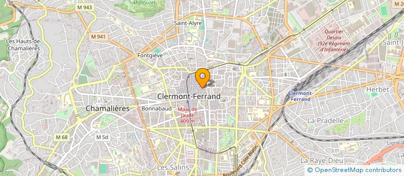 localisation de l'entreprise MONSIEUR MOHAND MOUALEK  CLERMONT-FERRAND