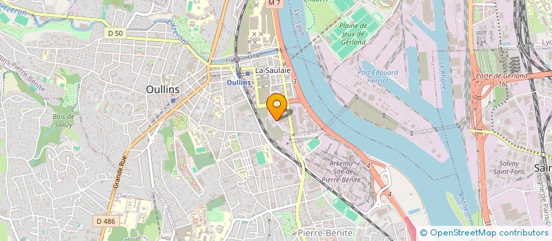 localisation de l'entreprise MONSIEUR MOHAND MOUHOUB  OULLINS-PIERRE-BENITE