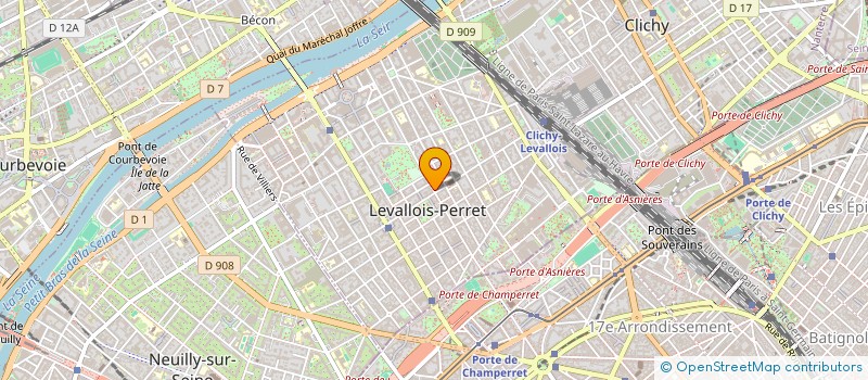 localisation de l'entreprise MONSIEUR MOHAND NAIT à LEVALLOIS PERRET