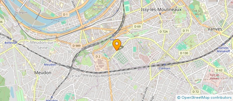 localisation de l'entreprise MONSIEUR MOHAND NAIT ABDERRAHMANE à ISSY-LES-MOULINEAUX