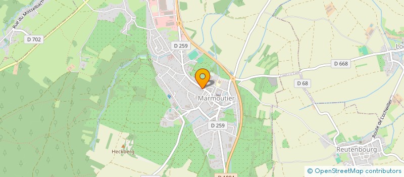 localisation de l'entreprise MONSIEUR MOHAND NAIT CHABANE  MARMOUTIER