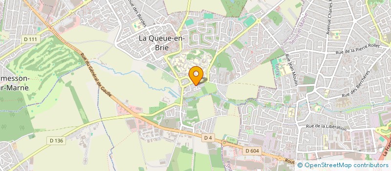 localisation de l'entreprise MONSIEUR MOHAND OUAHRANI à LA QUEUE-EN-BRIE