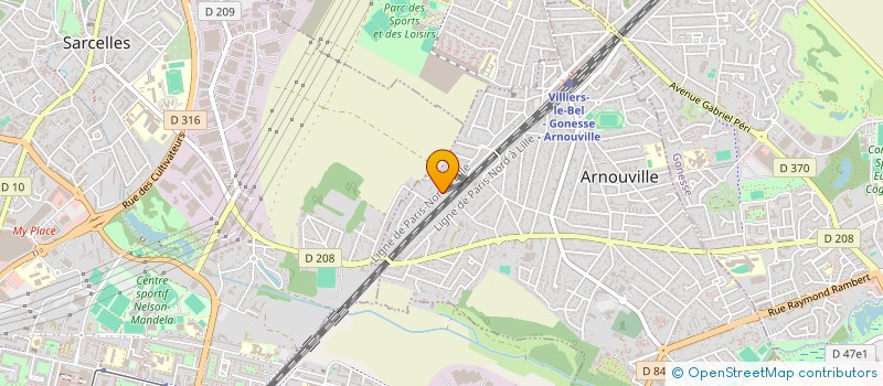 localisation de l'entreprise MONSIEUR MOHAND-OUALI KECIR  ARNOUVILLE