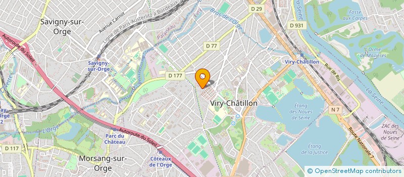 localisation de l'entreprise MONSIEUR MOHAND-OUALI MEDJBER à VIRY-CHATILLON