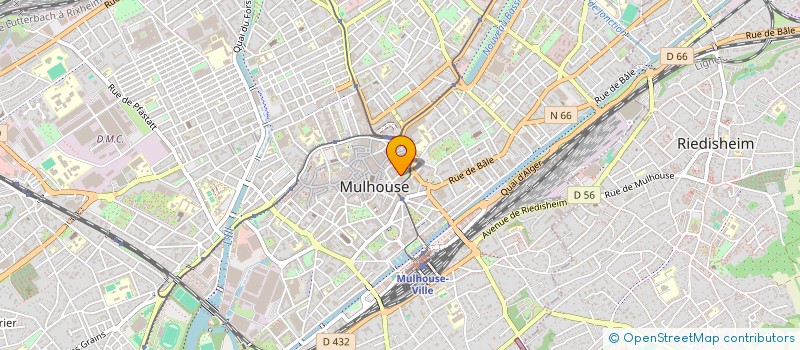 localisation de l'entreprise MONSIEUR MOHAND OUAMER BERKOUN  MULHOUSE