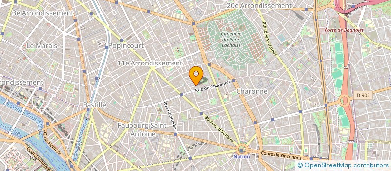 localisation de l'entreprise MONSIEUR MOHAND OURAMDANE SADALI  PARIS 12