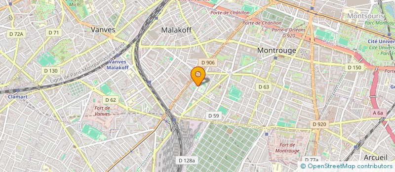 localisation de l'entreprise MONSIEUR MOHAND RACHAH  MONTROUGE