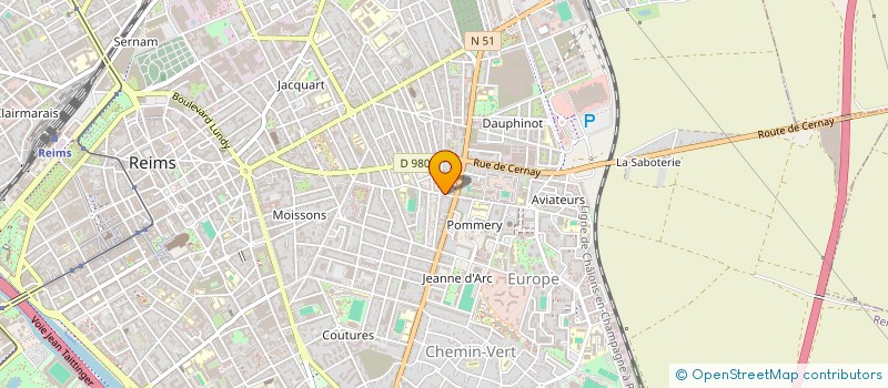 localisation de l'entreprise MONSIEUR MOHAND SADI  REIMS