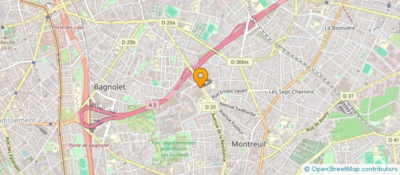 localisation de l'entreprise MONSIEUR MOHAND SAID BENARAB à MONTREUIL