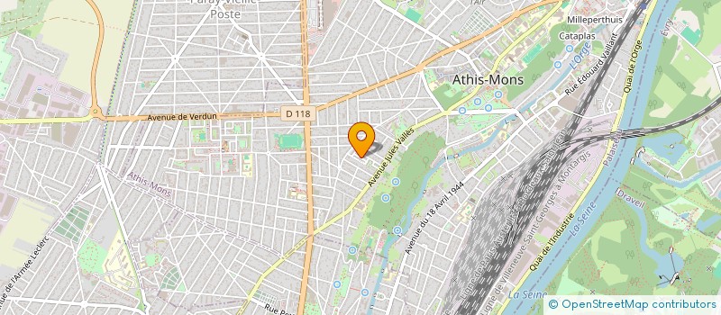 localisation de l'entreprise MONSIEUR MOHAND-SAID HAMMANI  ATHIS-MONS