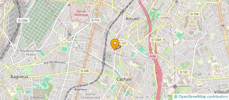 localisation de l'entreprise MONSIEUR MOHAND SEDDAK  ARCUEIL