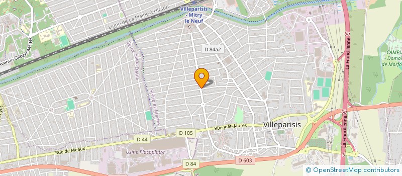 localisation de l'entreprise MONSIEUR MOHAND TAALBA  VILLEPARISIS