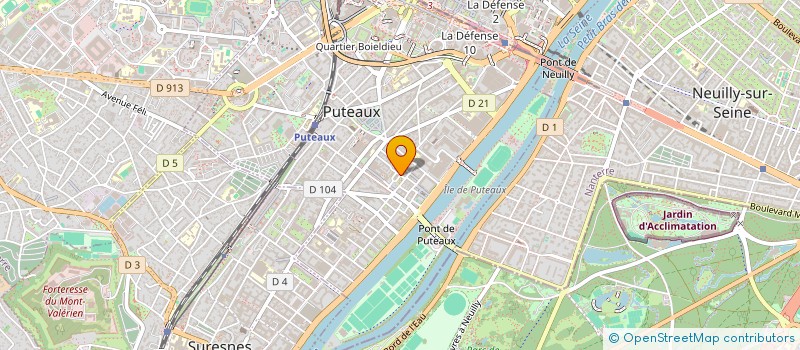 localisation de l'entreprise MONSIEUR MOHAND TAGOUNIST à PUTEAUX