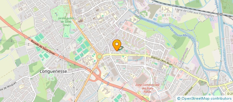 localisation de l'entreprise MONSIEUR MOHAND TAHAR ALOUANE  LONGUENESSE