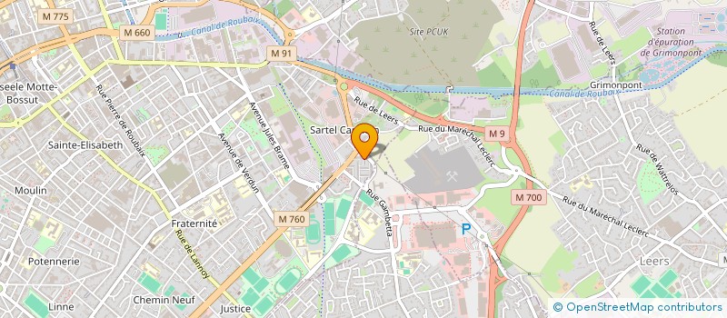 localisation de l'entreprise MONSIEUR MOHAND TAHAR ZIKIOU  ROUBAIX