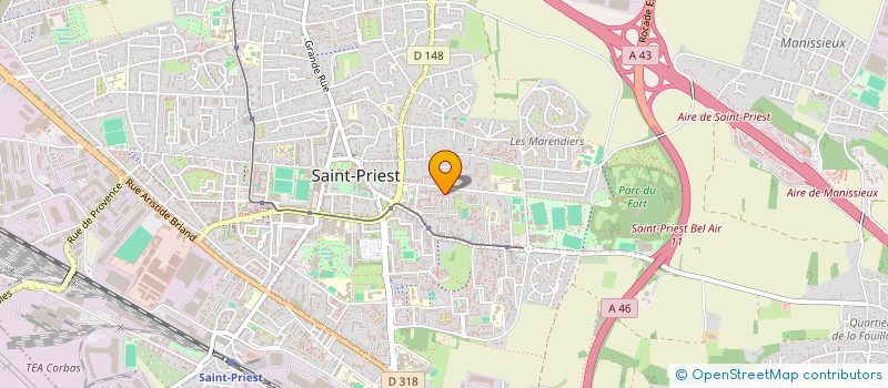 localisation de l'entreprise MONSIEUR MOHAND TEKFA  SAINT-PRIEST