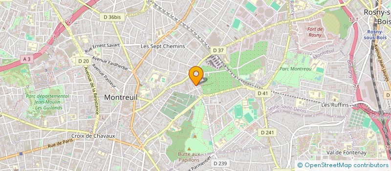 localisation de l'entreprise MONSIEUR MOHAND TIGHLIT à MONTREUIL