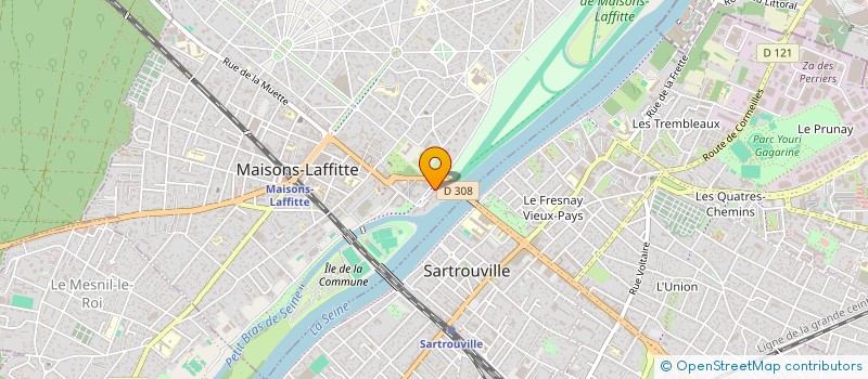 localisation de l'entreprise MONSIEUR MOHANDOURAMDANE HAMRAOUI à MAISONS-LAFFITTE