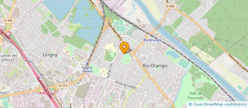 localisation de l'entreprise MONSIEUR MOHANDZINE BOUKHEZZAR  RIS-ORANGIS