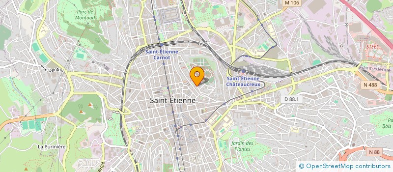 localisation de l'entreprise MONSIEUR MOHANNAD ORFALI  SAINT-ETIENNE