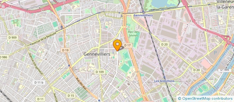 localisation de l'entreprise MONSIEUR MOHASSINE SERHANE à GENNEVILLIERS