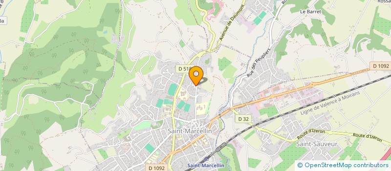 localisation de l'entreprise MONSIEUR MOHCEN BESNACI  SAINT-MARCELLIN