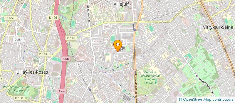 localisation de l'entreprise MONSIEUR MOHCENE HAMADOU  VILLEJUIF