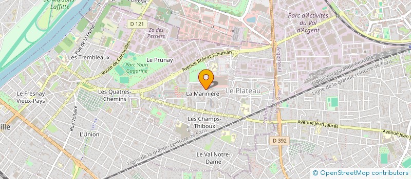 localisation de l'entreprise MONSIEUR MOHCIN MARSANI  SARTROUVILLE