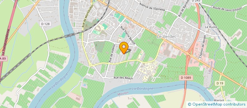 localisation de l'entreprise MONSIEUR MOHCINE ARROUD  LIBOURNE