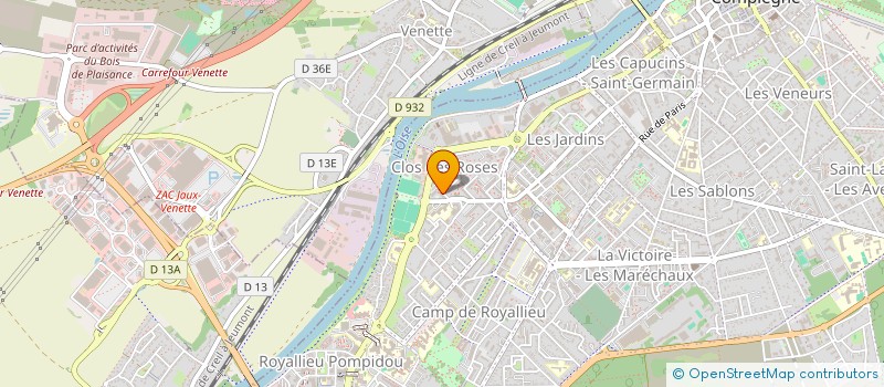 localisation de l'entreprise MONSIEUR MOHCINE BAALLA  COMPIEGNE