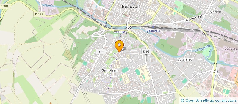 localisation de l'entreprise MONSIEUR MOHCINE EL HAMDAOUI  BEAUVAIS