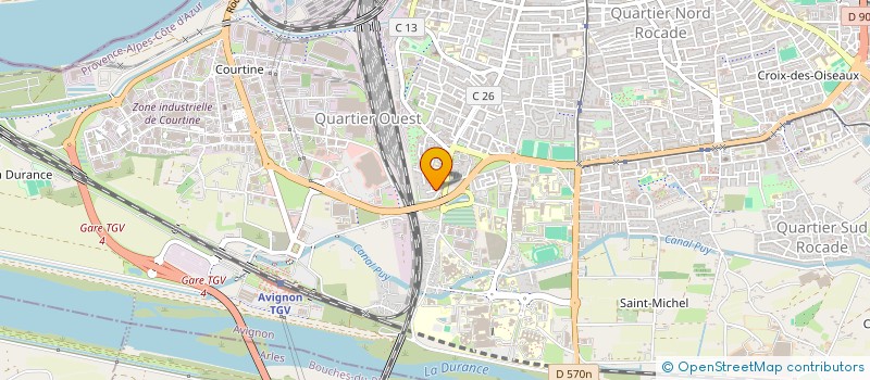 localisation de l'entreprise MONSIEUR MOHCINE GUENAOUI  AVIGNON