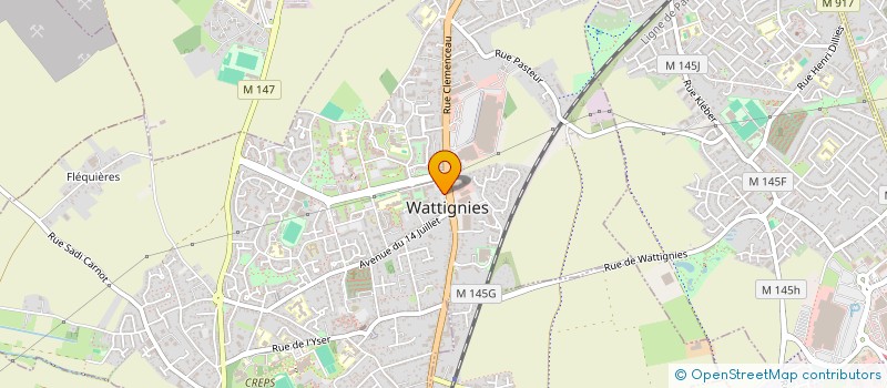 localisation de l'entreprise MONSIEUR MOHCINE LAMGHARI  WATTIGNIES