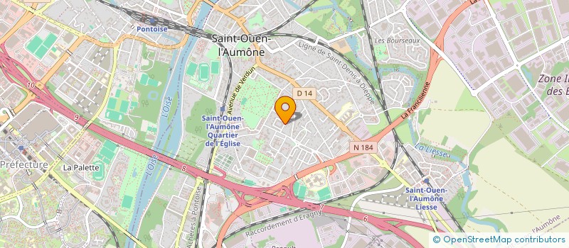 localisation de l'entreprise MONSIEUR MOHCINE LOURAICHI à SAINT-OUEN-L'AUMONE