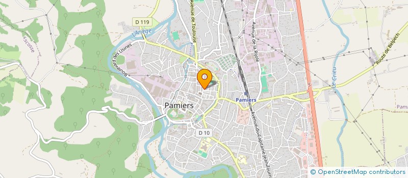 localisation de l'entreprise MONSIEUR MOHCINE OUAZIZ à PAMIERS