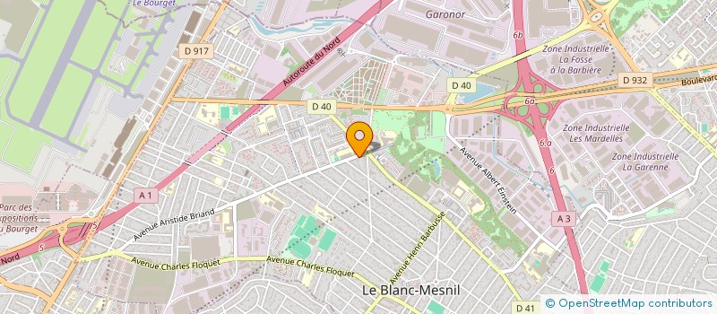 localisation de l'entreprise MONSIEUR MOHCINE OUERDANI à LE BLANC-MESNIL
