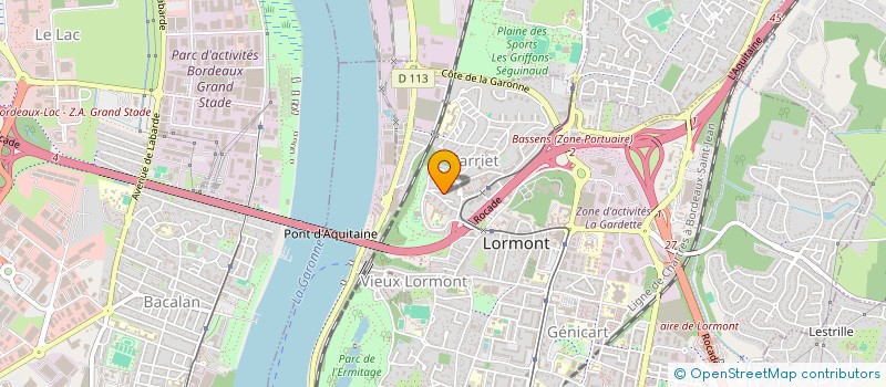 localisation de l'entreprise MONSIEUR MOHCINE OUKAAI  LORMONT