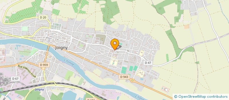 localisation de l'entreprise MONSIEUR MOHCINE TAHALY  JOIGNY