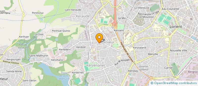 localisation de l'entreprise MONSIEUR MOHEDINE ABDALLAH IBRAHIM  LORIENT