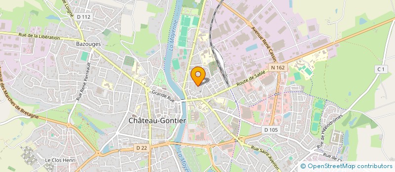 localisation de l'entreprise MONSIEUR MOHIBULLAH STANIKZAI  CHATEAU-GONTIER-SUR-MAYENNE