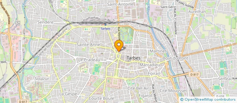 localisation de l'entreprise MONSIEUR MOHIBUR RAHMAN  TARBES