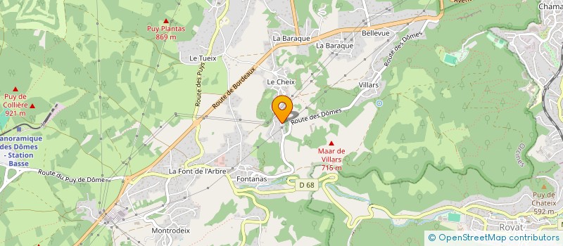 localisation de l'entreprise MONSIEUR MOHIEDINE SAADALLAH  ORCINES