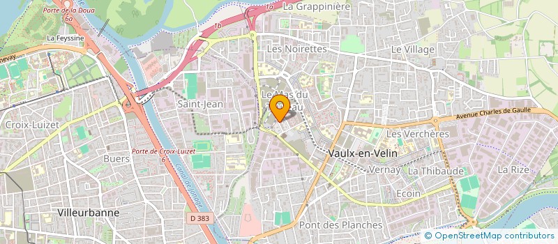 localisation de l'entreprise MONSIEUR MOHIELDIN TONDOR ADAM  VAULX-EN-VELIN