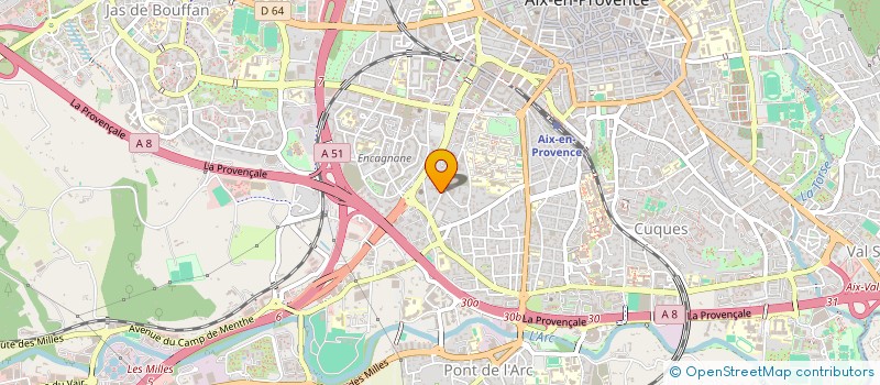 localisation de l'entreprise MONSIEUR MOHMADARIF AAINPOOR à AIX-EN-PROVENCE
